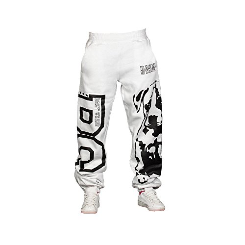 Babystaff Damen Jogginghosen Puppy weiß L von Babystaff