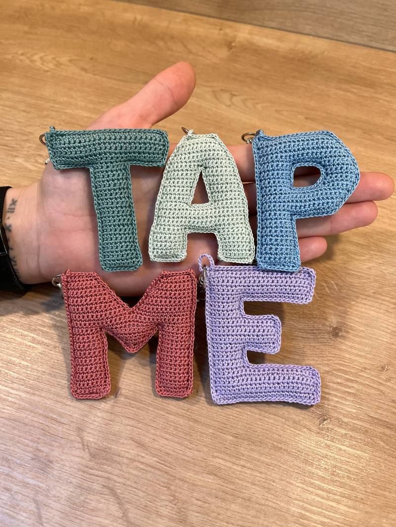 Schlüsselanhänger Gehäkelt von BabystuffbyMiri