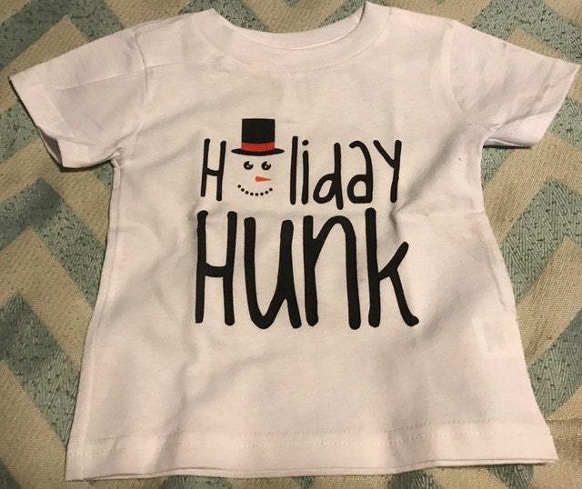 Urlaub Hunk Kleinkind T-Shirt/Weihnachtsferien Hanukkah Jungen Säugling Junge Outfit von Babyteezandmore