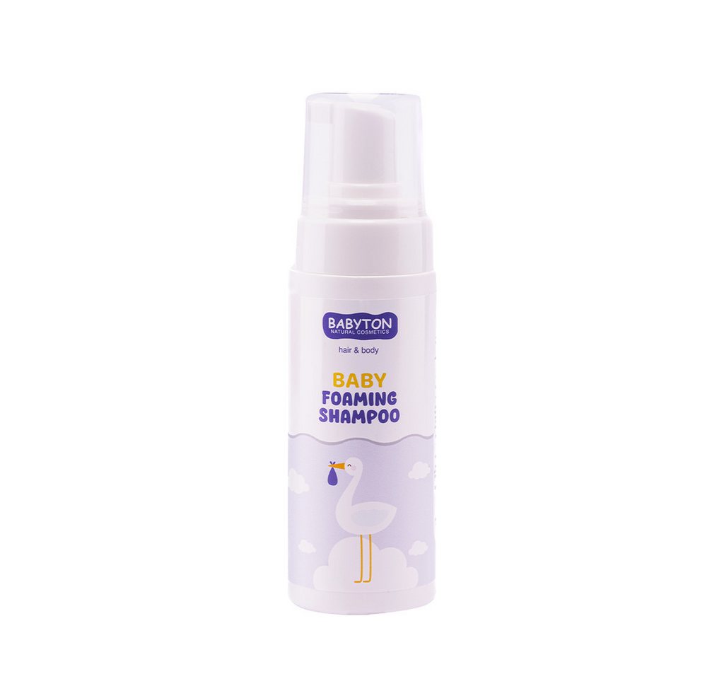 Babyton Haarshampoo Babyton Baby Schaum-Shampoo 150ml, Sanft, Parabenfrei & Tränenfrei von Babyton