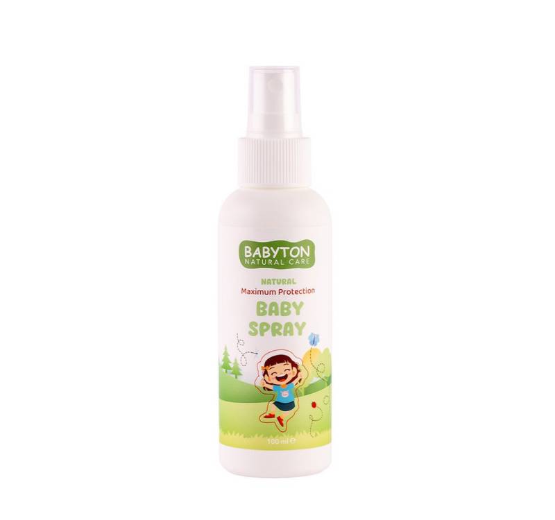 Babyton Körpercreme Babyton Organic Schutz Baby Spray 100ml – Vegan, Für Sensible Haut von Babyton