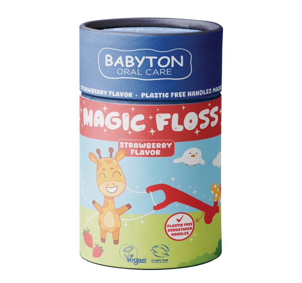 Babyton Zahnseide-Stick Babyton Magic Zahnseide für Babys – 30 sanfte Zahnseide-Picks von Babyton