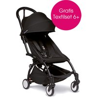 BABYZEN Kinderwagen YOYO2 6+ Black mit Textilset Black von Babyzen