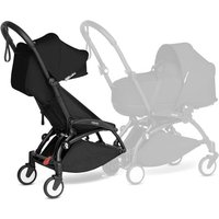 BABYZEN Kinderwagen YOYO 6+ connect Black mit Textilset Black von Babyzen