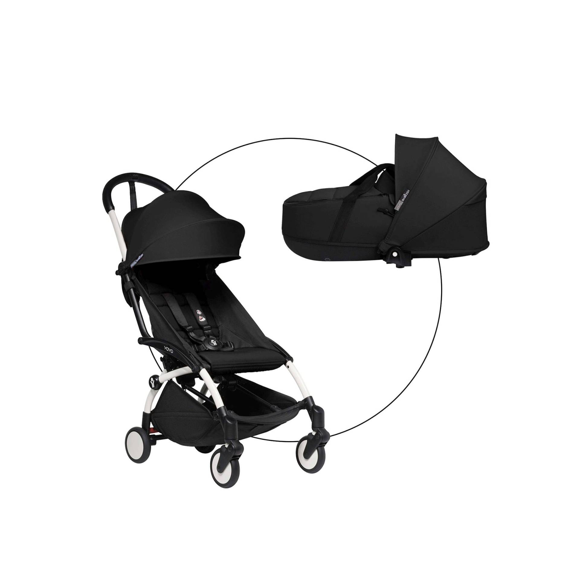 Babyzen Kombikinderwagen YOYO2 schwarz von Babyzen