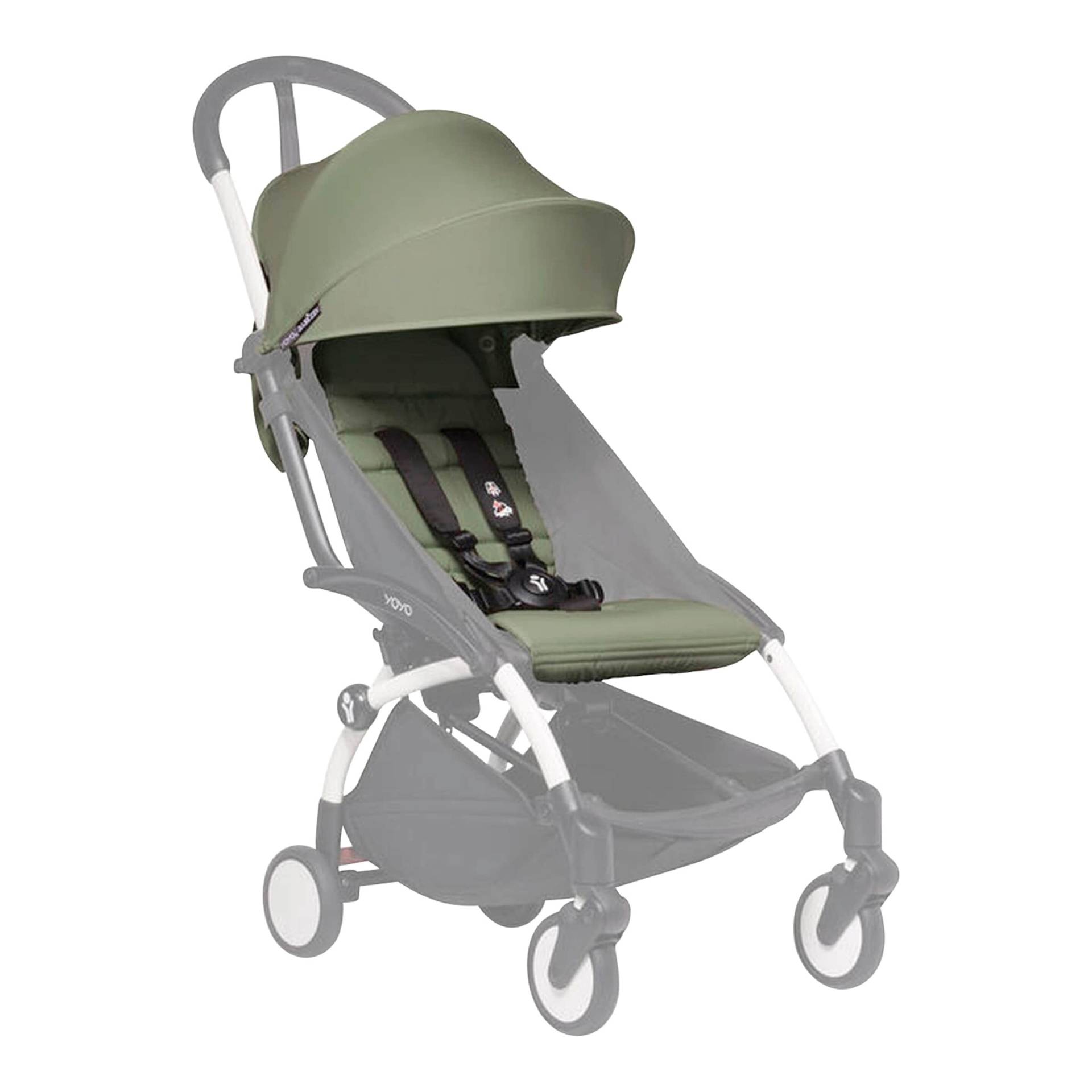 Babyzen Textilset für YOYO 6+ Buggy oliv von Babyzen