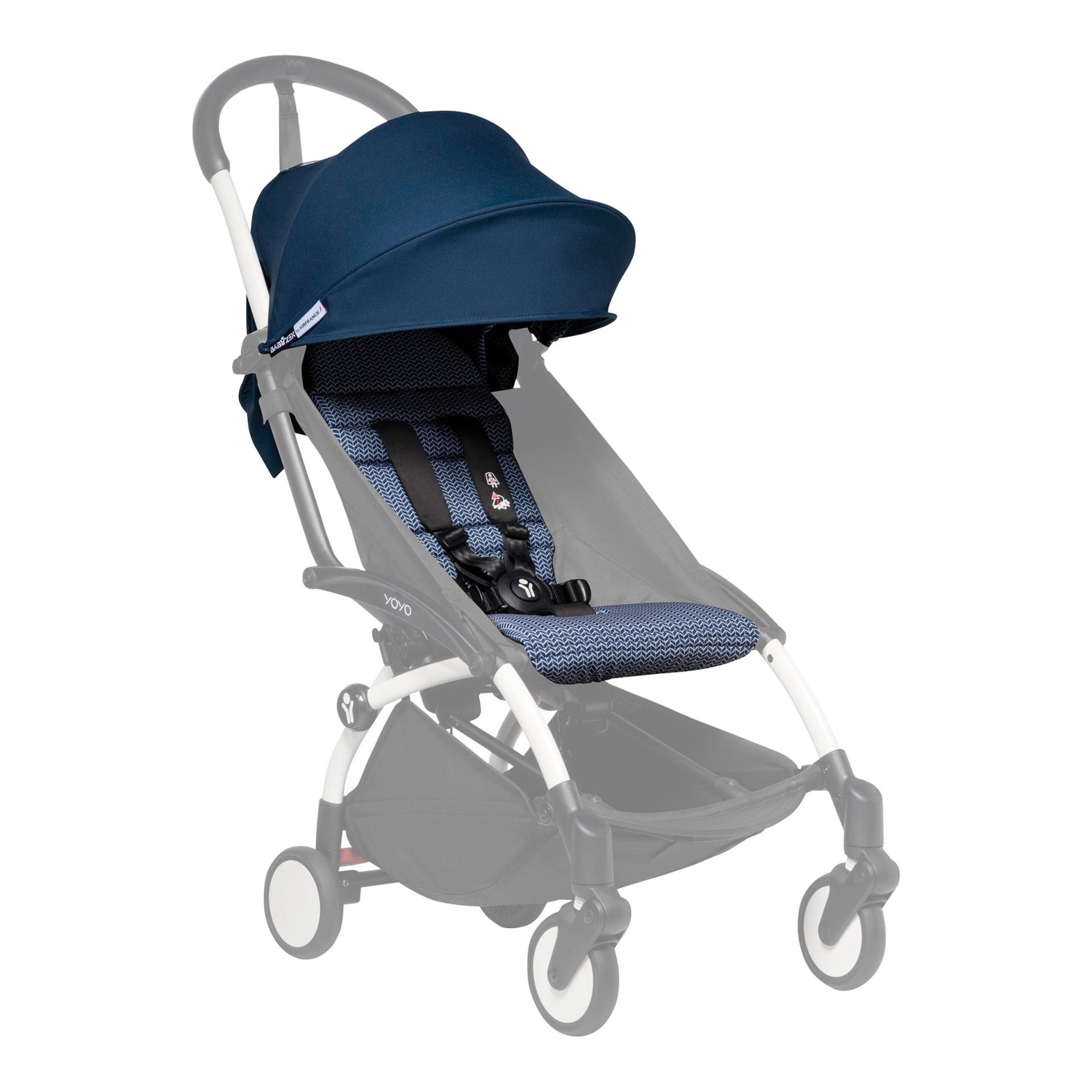 Babyzen Textilset für YOYO 6+ Buggy blau von Babyzen