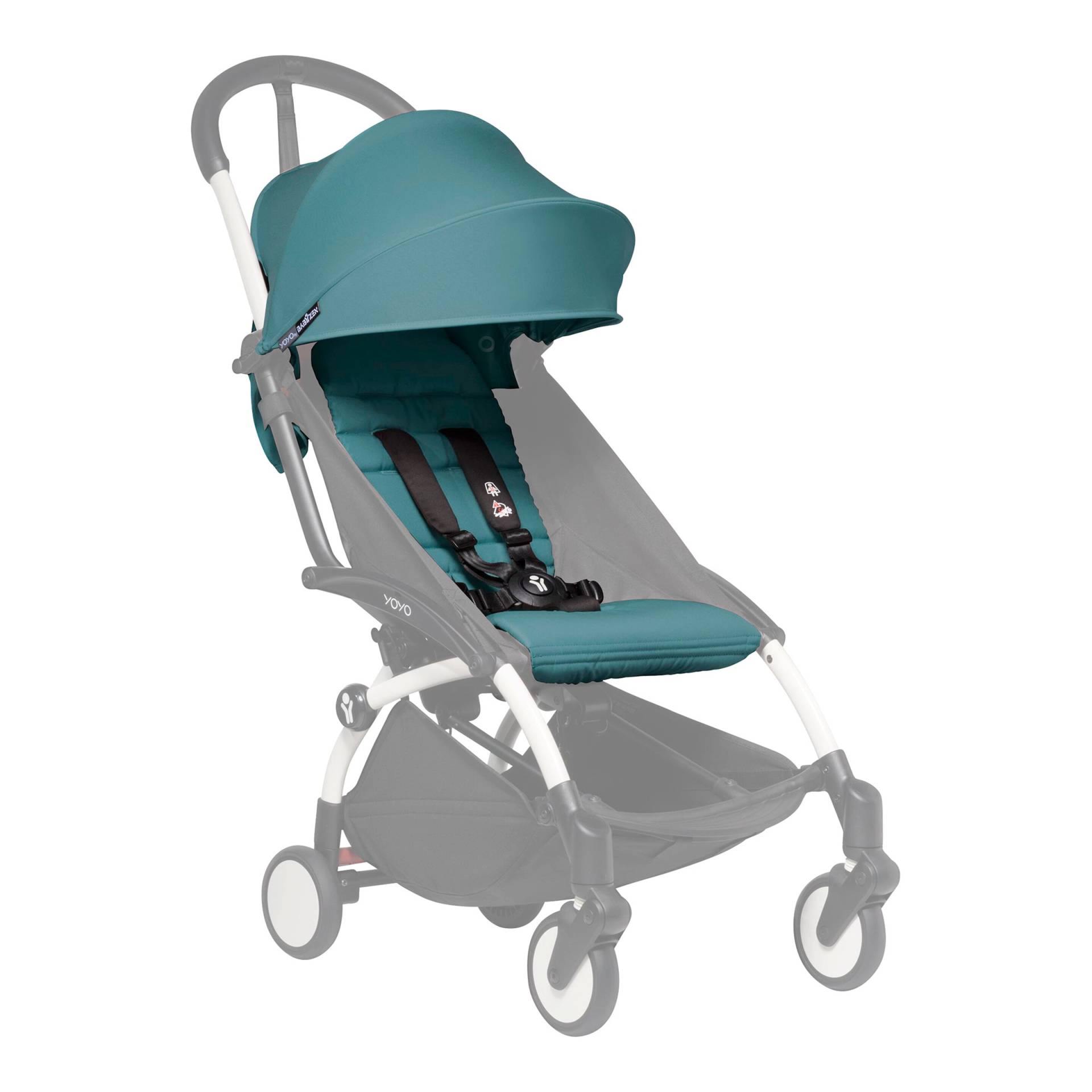 Babyzen Textilset für YOYO 6+ Buggy blau von Babyzen