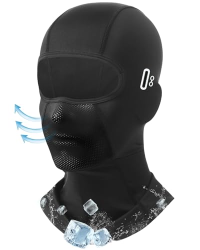 Sommer Sturmhaube für Herren und Damen,Kühlung Sturmmaske Atmungsaktiv Balaclava mit Brillenlöchern für Outdoor Sports Radfahren,Motorrad,Fahrrad Sommer Sturmhaube für Herren und Damen,Kühlung Sturmmaske Atmungsaktiv Balaclava mit Brillenlöchern für Outdoor Sports Radfahren,Motorrad,Fahrrad von BacJueSin