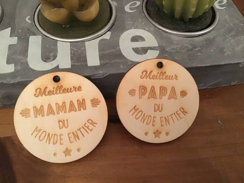 Spielraum Lasergeschnittener Schlüsselanhänger Aus Holz, Personalisierbar, Opa, Oma, Kirsche, Ahorn, Lasergravur, Mama, Papa Spielraum Lasergeschnittener Schlüsselanhänger Aus Holz, Personalisierbar, Opa, Oma, Kirsche, Ahorn, Lasergravur, Mama, Papa von BacPakDesigns