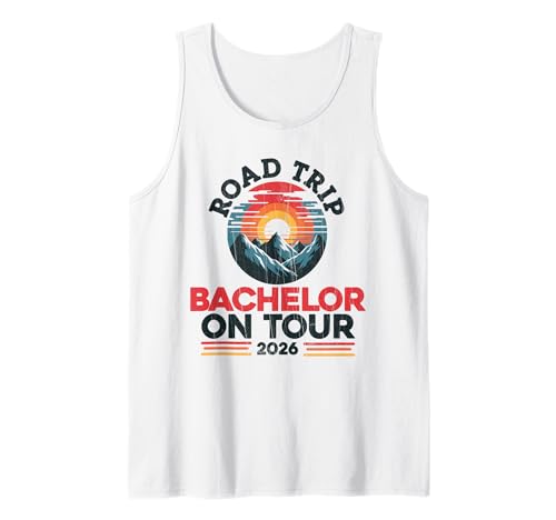 Herren JUNGGESELLEN AUF Tournee 2026 Roadtrip Tank Top Herren JUNGGESELLEN AUF Tournee 2026 Roadtrip Tank Top von Bachelor On Tour Road Trip Lip Apparel