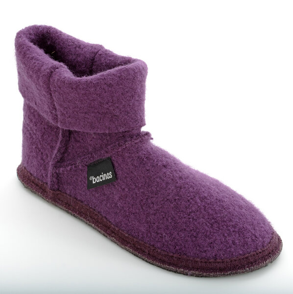 Bacinas Hausschuhe Ankle-Boots für Damen aus 100% Wolle von Bacinas