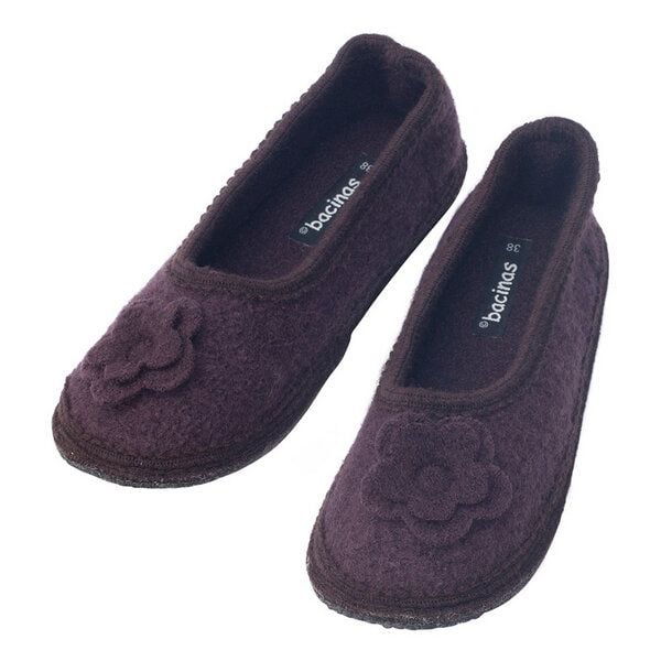 Bacinas Warme Ballerina Hausschuhe Damen Schurwolle Wollwalk Filzsohle Bacinas Warme Ballerina Hausschuhe Damen Schurwolle Wollwalk Filzsohle von Bacinas