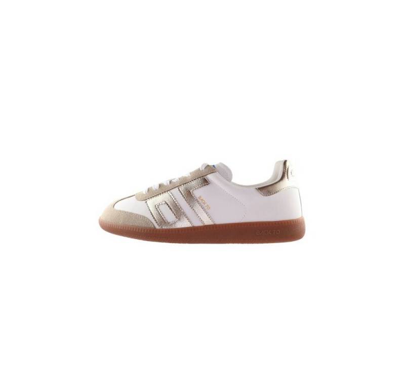 Back 70 Back70 - Cloud - Weiß,Gold Schnürschuh von Back 70