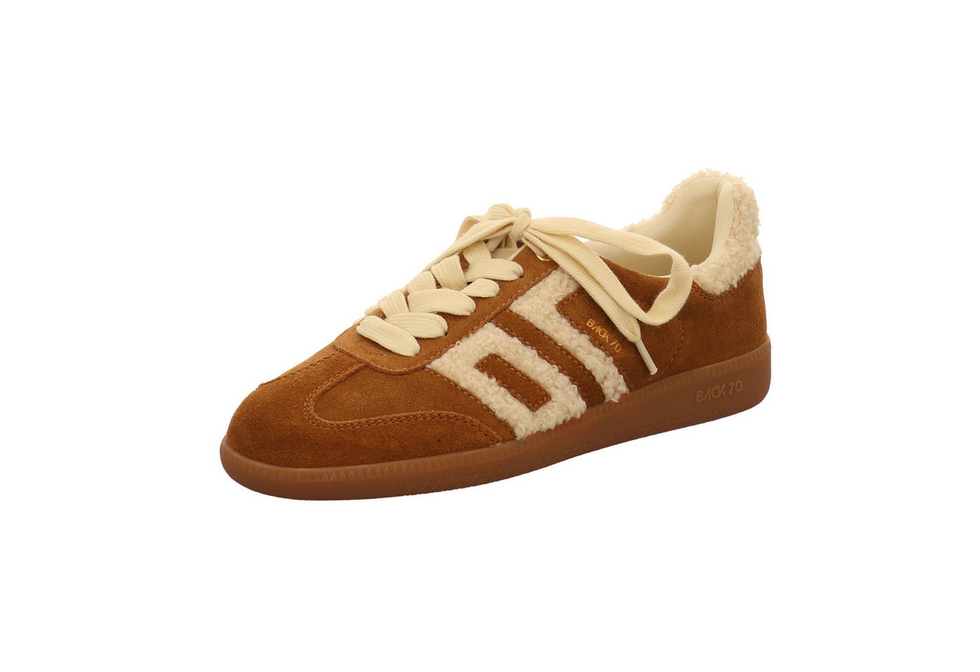 Back 70 FUR BEIGE SUEDE TABACCO Schnürschuh von Back 70