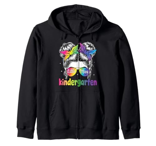Little Miss Kindergarten Einschulung 1. Tag Mädchen Kapuzenjacke Little Miss Kindergarten Einschulung 1. Tag Mädchen Kapuzenjacke von Back To First Day Of School Girl Kid Tee