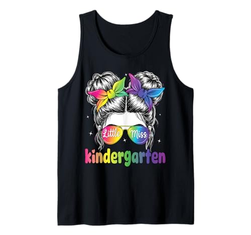 Little Miss Kindergarten Einschulung 1. Tag Mädchen Tank Top Little Miss Kindergarten Einschulung 1. Tag Mädchen Tank Top von Back To First Day Of School Girl Kid Tee