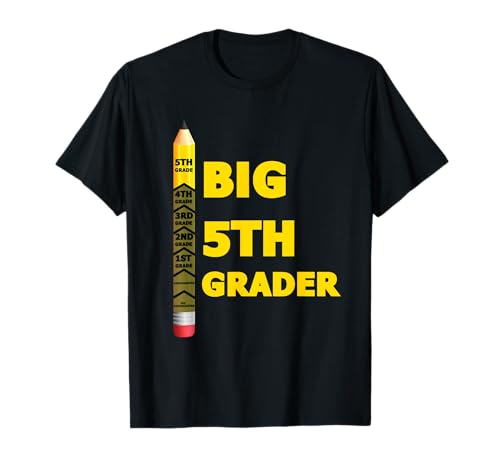 5. Klasse für Mädchen und Jungen – erster Tag der fünften Klasse T-Shirt 5. Klasse für Mädchen und Jungen – erster Tag der fünften Klasse T-Shirt von Back To School 2025 First Day Of School Family Tee