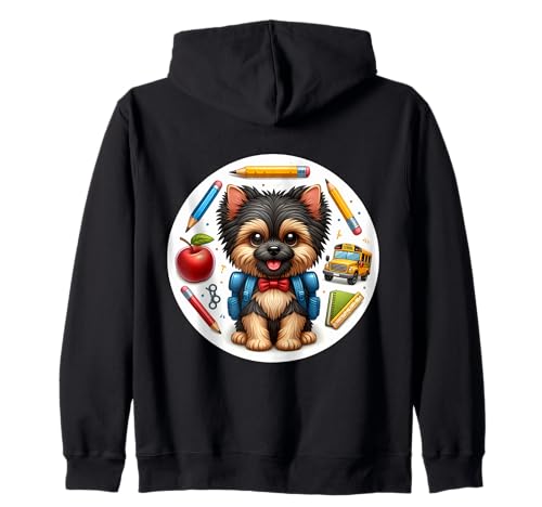 Back To School Affenpinscher Hund Junge Mädchen Besitzer Student Kinder Kapuzenjacke von Back To School Affenpinscher Dog Products