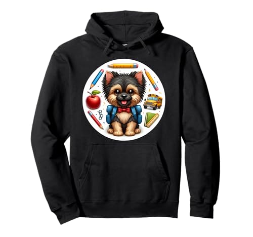 Back To School Affenpinscher Hund Junge Mädchen Besitzer Student Kinder Pullover Hoodie von Back To School Affenpinscher Dog Products