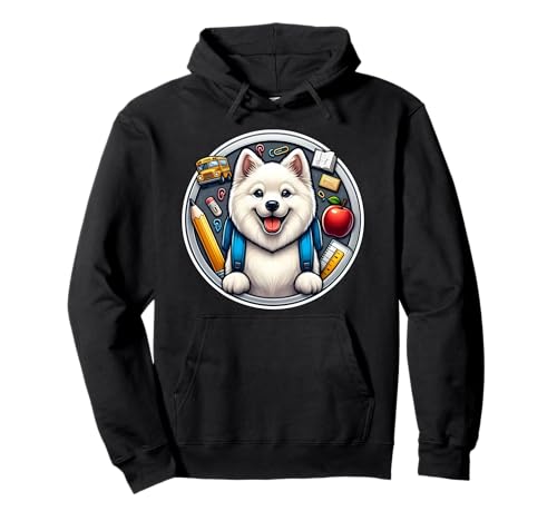 Zurück zur Schule, amerikanischer Eskimo-Hund, für Jungen, Mädchen, Besitzer, Schüler Pullover Hoodie Zurück zur Schule, amerikanischer Eskimo-Hund, für Jungen, Mädchen, Besitzer, Schüler Pullover Hoodie von Back To School American Eskimo Dog Products