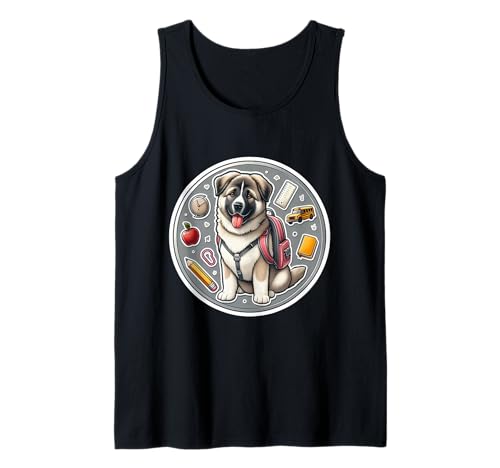 Anatolischer Schäferhund für Jungen, Mädchen, Besitzer Tank Top von Back To School Anatolian Shepherd Dog Products