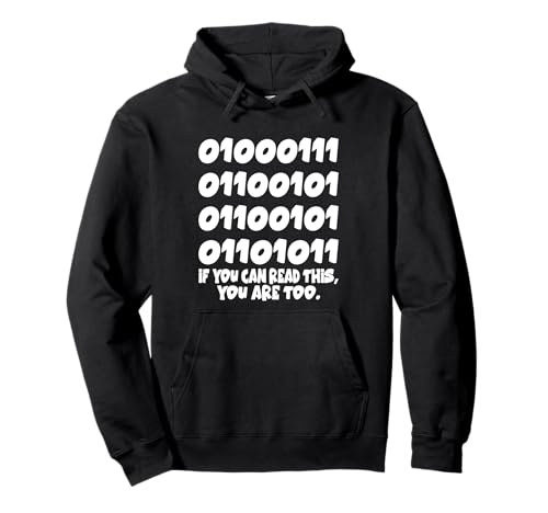 Lustiger Computer Binärcode Geek Nerd Programmierer Kinder Herren Pullover Hoodie von Back To School Computer Nerd Outfit Tee