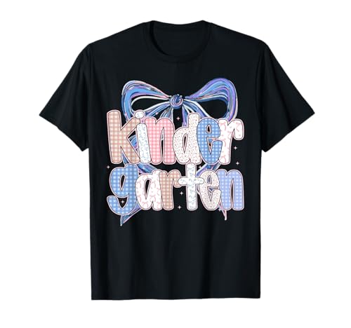 Preppy Coquette Bow Girly für den Kindergarten, mit Blumenmuster, zurück zur Schule T-Shirt Preppy Coquette Bow Girly für den Kindergarten, mit Blumenmuster, zurück zur Schule T-Shirt von Back To School Coquette Bow Teacher Girls Outfits