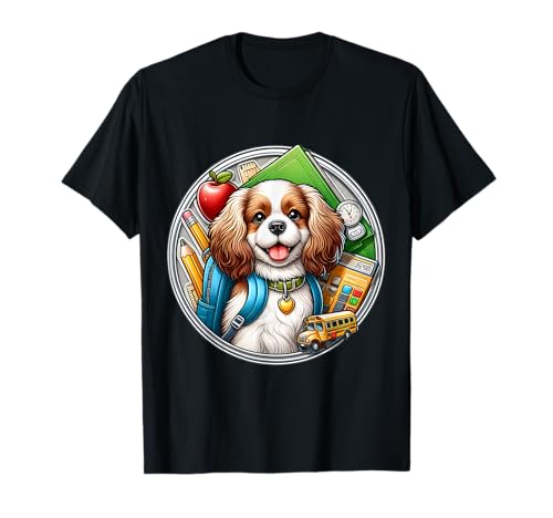 Englisches Spielzeug für den Schulanfang, spanischer Hund, Jungen, Mädchen, Schüler, Kinder T-Shirt Englisches Spielzeug für den Schulanfang, spanischer Hund, Jungen, Mädchen, Schüler, Kinder T-Shirt von Back To School English Toy Spaniel Dog Products