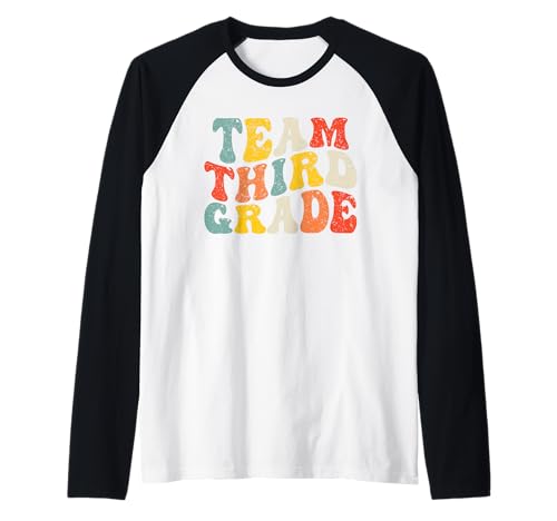 Team Third Grade Back to School Teacher Boys Kids 3rd Grade Raglan Team Third Grade Back to School Teacher Boys Kids 3rd Grade Raglan von Back To School First Day of School Idea Groovy Tee