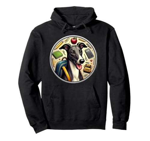 Back To School Greyhound Hund Jungen Mädchen Besitzer Student Kinder Pullover Hoodie Back To School Greyhound Hund Jungen Mädchen Besitzer Student Kinder Pullover Hoodie von Back To School Greyhound Dog Products