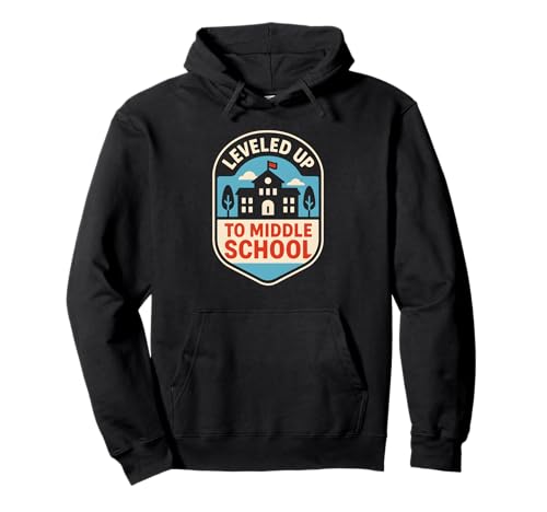 In die Mittelschule hochgestuft Coole Kinder, Jungs, zurück zur Schule Pullover Hoodie von Back To School Happy Middle School Outfit Apparel