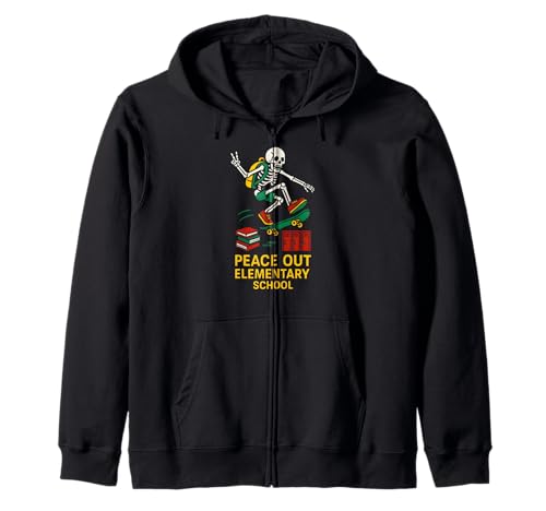 Middle School Peace Out Elementary Coole Kinder gehen wieder zur Schule Kapuzenjacke Middle School Peace Out Elementary Coole Kinder gehen wieder zur Schule Kapuzenjacke von Back To School Happy Middle School Outfit Apparel