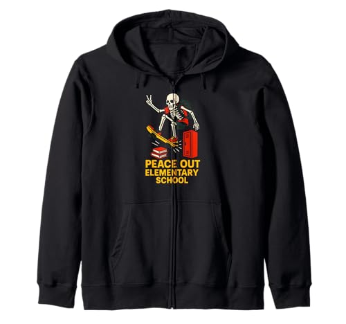 Middle School Peace Out Elementary Coole Kinder gehen wieder zur Schule Kapuzenjacke Middle School Peace Out Elementary Coole Kinder gehen wieder zur Schule Kapuzenjacke von Back To School Happy Middle School Outfit Apparel