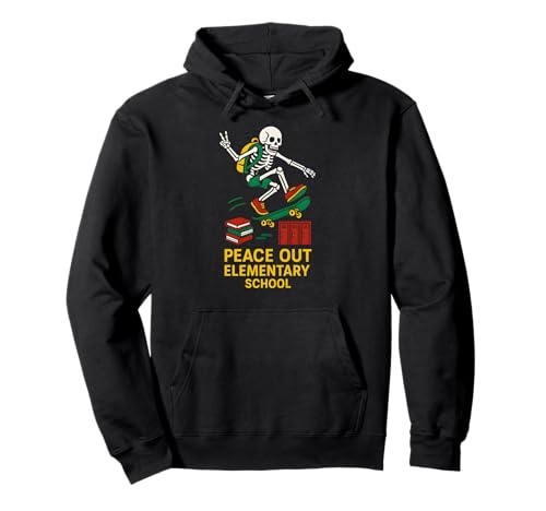 Middle School Peace Out Elementary Coole Kinder gehen wieder zur Schule Pullover Hoodie von Back To School Happy Middle School Outfit Apparel