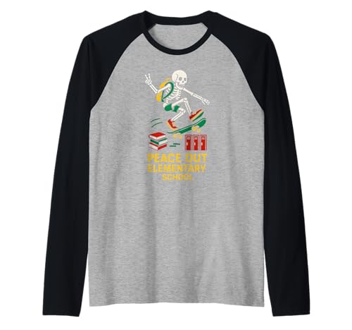Middle School Peace Out Elementary Coole Kinder gehen wieder zur Schule Raglan Middle School Peace Out Elementary Coole Kinder gehen wieder zur Schule Raglan von Back To School Happy Middle School Outfit Apparel