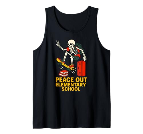 Middle School Peace Out Elementary Coole Kinder gehen wieder zur Schule Tank Top Middle School Peace Out Elementary Coole Kinder gehen wieder zur Schule Tank Top von Back To School Happy Middle School Outfit Apparel