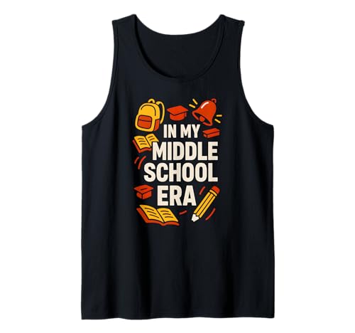 Zurück zur Schule in meiner Mittelschulzeit Süßer erster Tag für Frauen Tank Top Zurück zur Schule in meiner Mittelschulzeit Süßer erster Tag für Frauen Tank Top von Back To School Happy Middle School Outfit Apparel