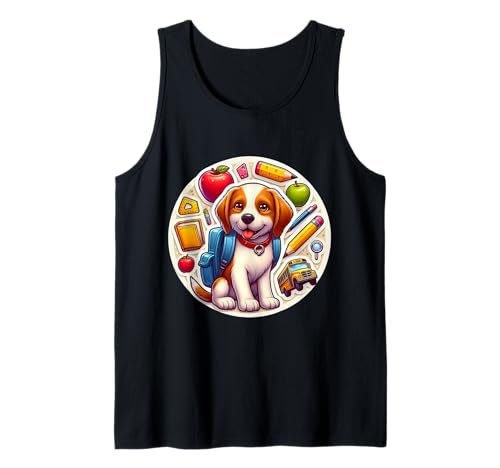 Zurück zur Schule Harrier, Hund, Junge, Mädchen, Besitzer, Student, Kinder, Kind Tank Top Zurück zur Schule Harrier, Hund, Junge, Mädchen, Besitzer, Student, Kinder, Kind Tank Top von Back To School Harrier Dog Products