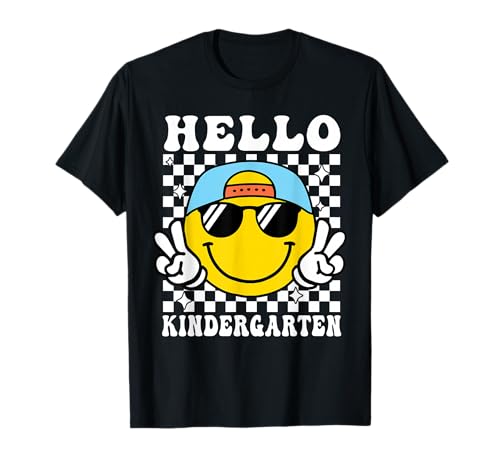 Hello Kindergarten Smile Face Einschulung Kinder T-Shirt Hello Kindergarten Smile Face Einschulung Kinder T-Shirt von Back To School Hello Kindergarten Gifts