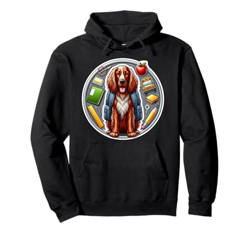 Back To School Irish Setter Hund Jungen Mädchen Besitzer Student Kinder Pullover Hoodie Back To School Irish Setter Hund Jungen Mädchen Besitzer Student Kinder Pullover Hoodie von Back To School Irish Setter Dog Products