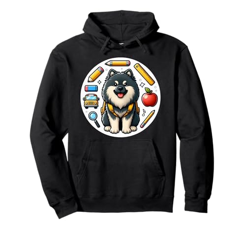 Zurück zur Schule, Keeshond, Hund, für Jungen, Mädchen, Besitzer, Schüler, Kinder Pullover Hoodie von Back To School Keeshond Dog Products