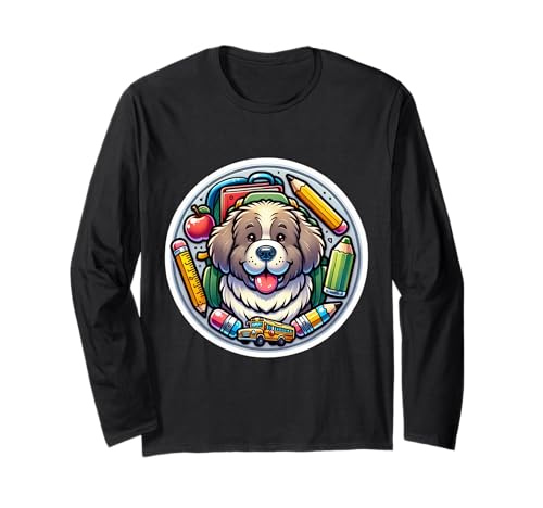 Back To School Neufundländer Hund Jungen Mädchen Besitzer Student Kinder Langarmshirt Back To School Neufundländer Hund Jungen Mädchen Besitzer Student Kinder Langarmshirt von Back To School Newfoundland Dog Products