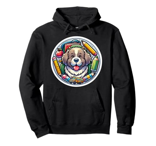 Back To School Neufundländer Hund Jungen Mädchen Besitzer Student Kinder Pullover Hoodie von Back To School Newfoundland Dog Products