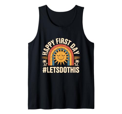Alles Gute zum ersten Tag, Lass Uns das tun. Willkommen zurück in die Schule, Kinder Tank Top Alles Gute zum ersten Tag, Lass Uns das tun. Willkommen zurück in die Schule, Kinder Tank Top von Back To School Outfit