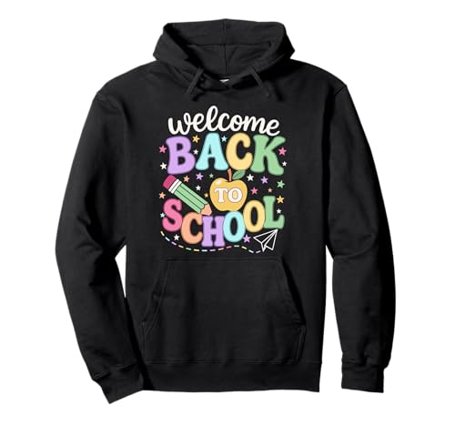 Willkommen zurück in die Schule: Kunst am ersten Tag für Kinder und Lehrer Pullover Hoodie Willkommen zurück in die Schule: Kunst am ersten Tag für Kinder und Lehrer Pullover Hoodie von Back To School Outfit