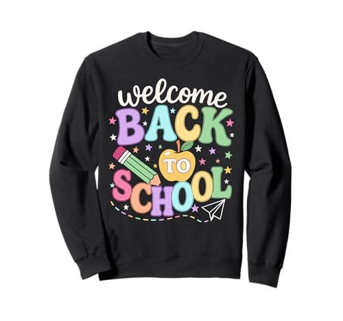 Willkommen zurück in die Schule: Kunst am ersten Tag für Kinder und Lehrer Sweatshirt Willkommen zurück in die Schule: Kunst am ersten Tag für Kinder und Lehrer Sweatshirt von Back To School Outfit