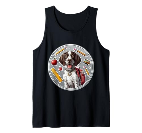 Back To School Pointer, Hund, Junge, Mädchen, Besitzer, Student, Kinder, Kind Tank Top von Back To School Pointer Dog Products