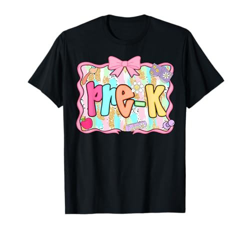 Zurück zur Schule Pre-K Preppy Teacher Girl T-Shirt Zurück zur Schule Pre-K Preppy Teacher Girl T-Shirt von Back To School Preppy Teacher Girl Ades