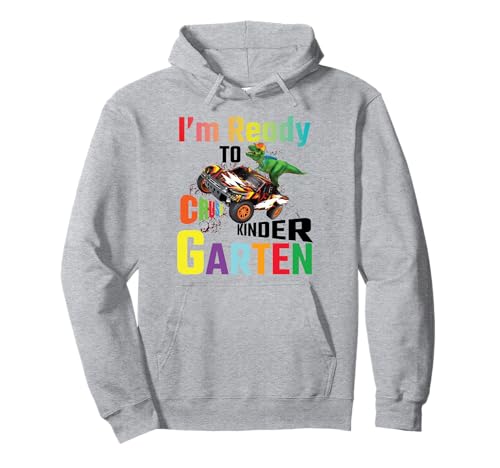 I'm Ready to Crush Kindergarten Boys Back to School Dinosaur Pullover Hoodie von Back To School Shirts,Dinosaur Kindergarten Shirt